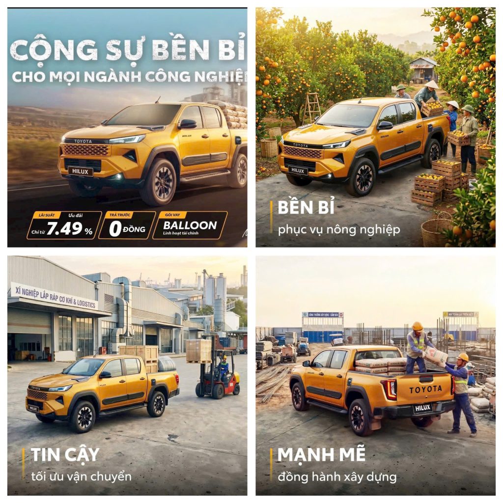 Giá xe hilux lăn bánh tại Đắk lắk